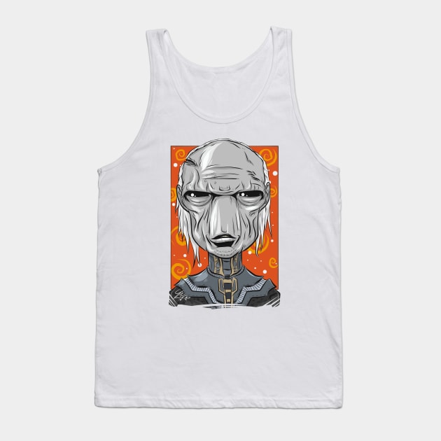 Pop Culture Caricature #2 - Ebony Maw Tank Top by yazgar